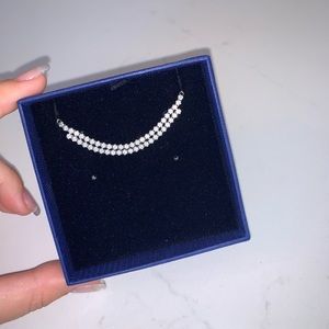 Swarovski CZ Dainty Tennis Necklace